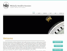 Tablet Screenshot of mjarnold.com